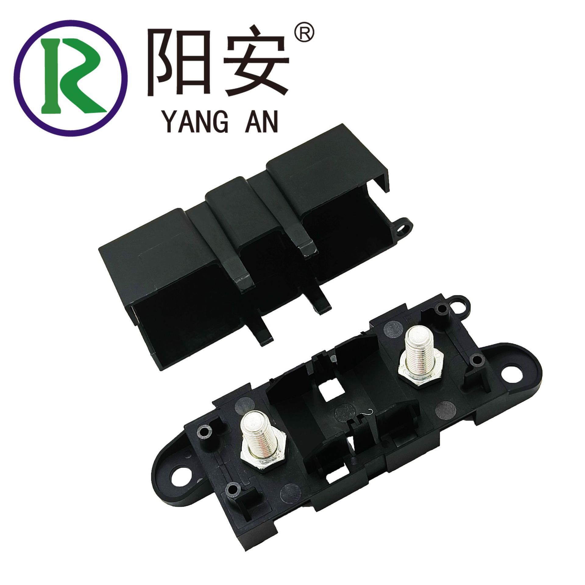 现货供应螺栓式保险丝座 保险丝盒适用于叉车观光汽车船舶蓄电池