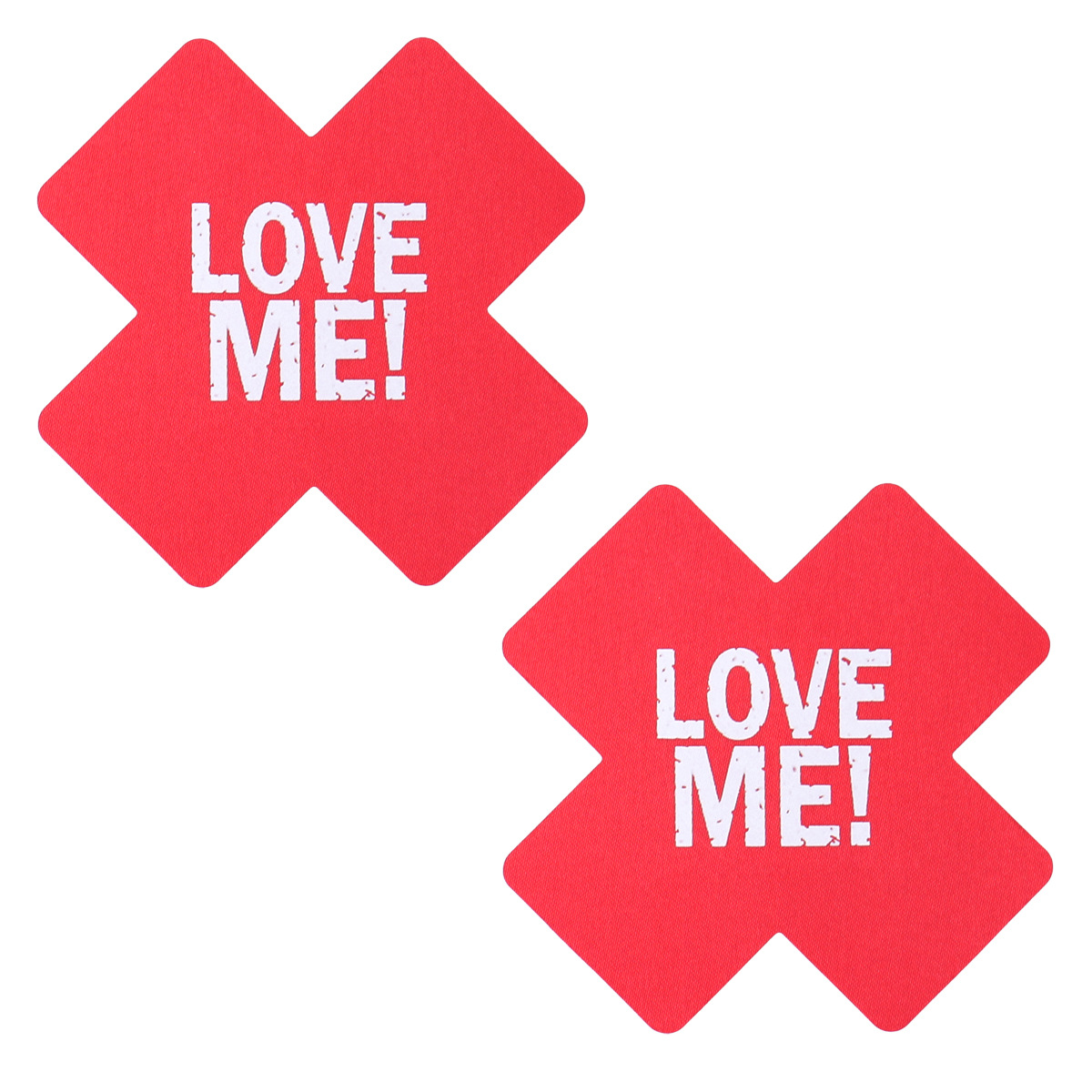 빨간색 십자 흰색 LOVE ME! 야광 아님