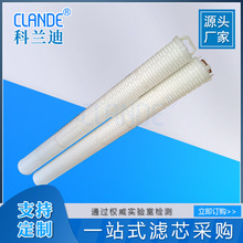 60寸大流量折叠滤芯替代3M标准盖纯聚丙烯保安过滤器大通量滤芯