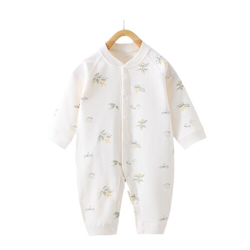 Spring Baby All-in-One Suit Pure Cotton Grade A Summer Baby Girl Pajamas Newborn Clothes Boy Crawling Suit Autumn Boneless