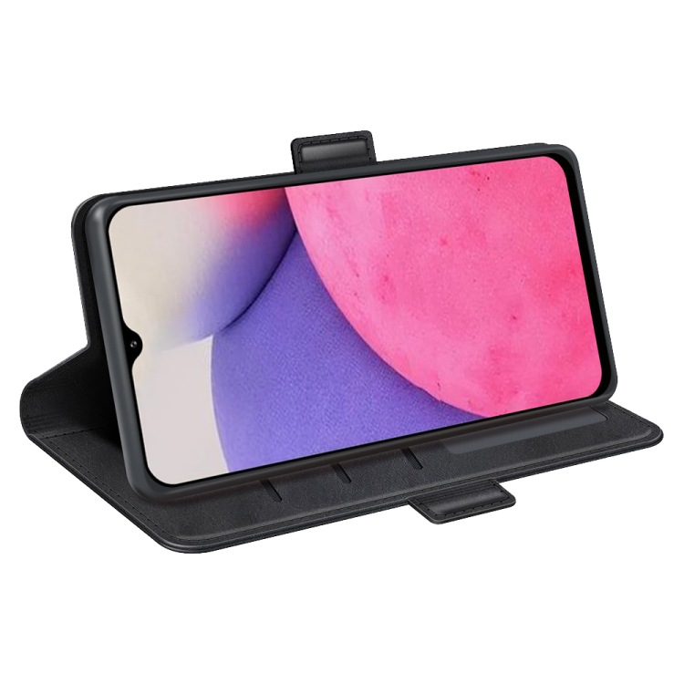 Aplicable a Samsung para Galaxy A33 5G Doble botón lateral succión izquierda y derecha cubierta con soporte