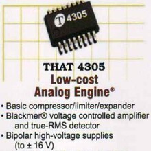 4305Q16-Uԭ�bȫ�����l�ӑB̎��оƬTHAT4305 �Ⱥ�VCA��RMS�F؛IC