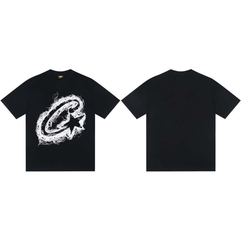 Amiri American T-shirt de manga corta hombre in high street camiseta de mujer top verano