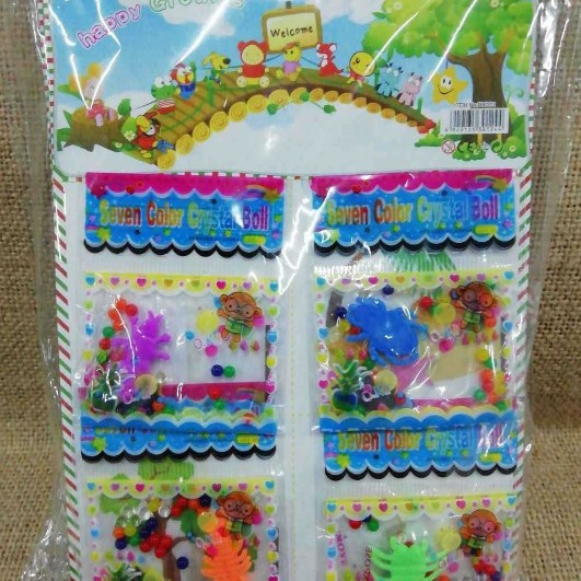 139 suministros de papelería de clase C 12PC papelería de moda creativa pincel de escritura bolígrafo lápiz pegatinas luminosas 2 yuanes al por mayor