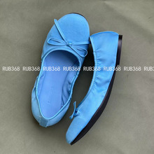 浅口蝴蝶结蛋卷软面软底芭蕾平底松紧鞋口女鞋孕妇妈妈奶奶小香风