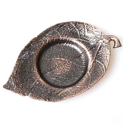 Transfronterizo fábrica directa aleación posavasos taza de té aislamiento posavasos hoja residual posavasos Kung Fu ceremonia del té Accesorios