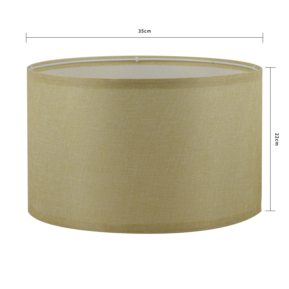 Amazon transfronteriza Exportación de comercio exterior desmontable KD Pantalla de lino Shell shading lámpara de mesa lámpara de araña accesorios E27