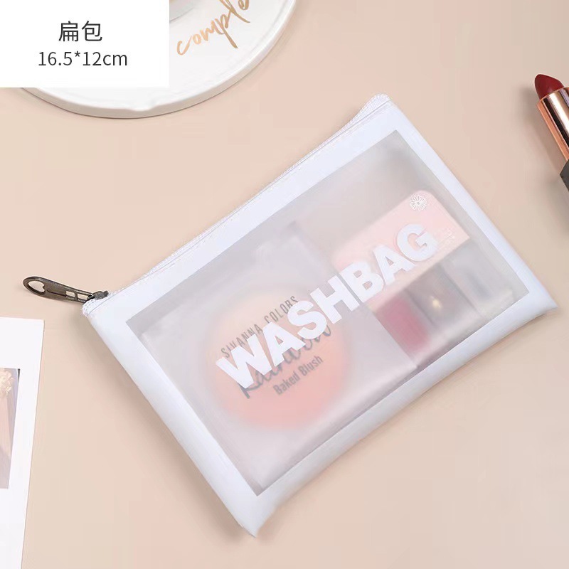 PVC防水化妆包ins透明洗漱包大容量旅行游泳洗漱收纳包字母收纳袋|undefined