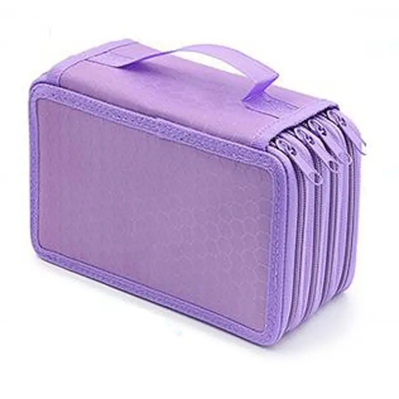 Transfronterizos 2024 bolsas de papelería de estudiantes 72 bolsas de papelería de gran capacidad de almacenamiento de lápiz de color