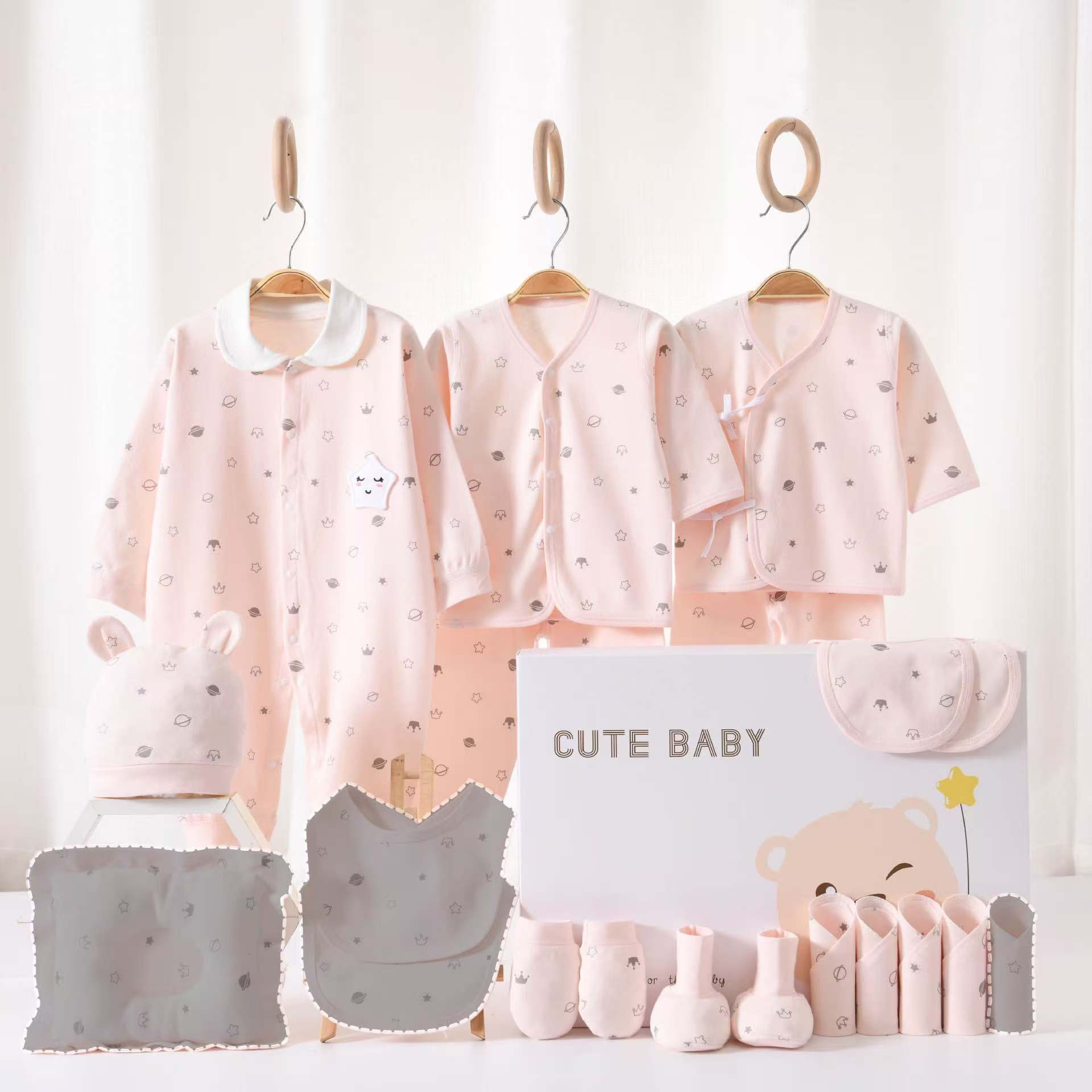 2301 - Pink 16-piece set (all seasons)
