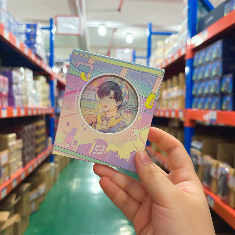 正規認定「猫耳FM」LASERパスマン天才ブリキバッジアニメ谷子二次元周辺機器|undefined
