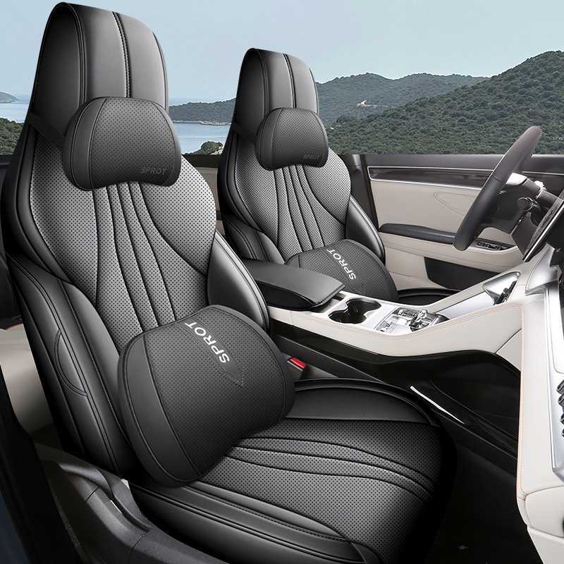 Full Surround Leather Cushion — BYD Modelə uyğun (Original) oturacaq örtükləri - classic-black-ckx05
