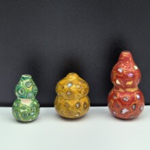 爆款非遗大漆螺钿葫芦摆件挂件大漆珠散珠新中式厂家批发有量有价