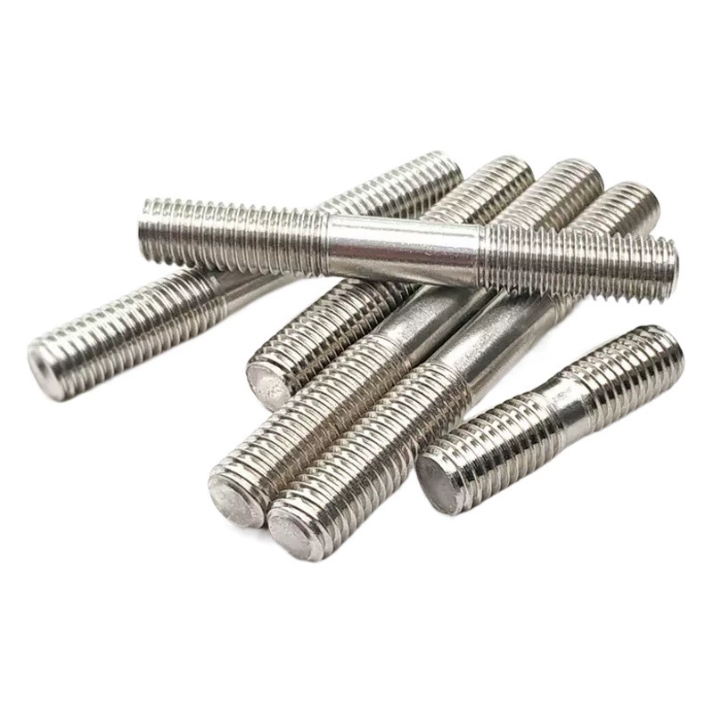 Болты с двойной головкой из нержавеющей стали 304 с двумя концами для подключения удлиненных винтов и шпилек с двойной головкой M6M8M10M12M18M20