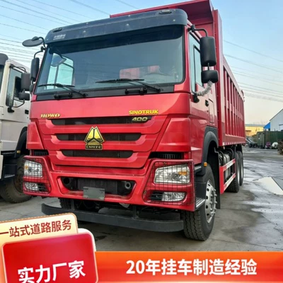 Howo Eight-Wheel Dump Truck with Weichai 400Hp Engine, Customized 10-Wheel Howo Dump Truck for Export