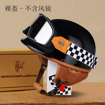 Motosiklet kaskı (dəbilqə) Helmet, New National Standard Four-Season Universal - 887-glossy-black-no-gifts-m