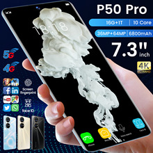 跨境手机 P50 pro 真穿孔7.3大屏 800万像素 跨境电商热销(2+16)