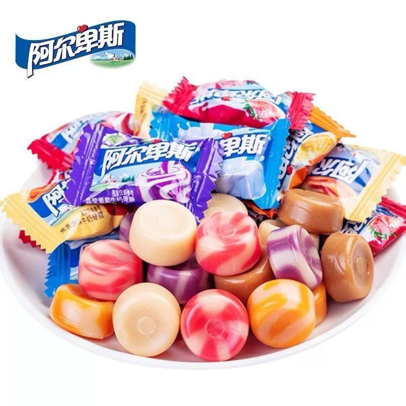 曼妥思 Chewy inflatable sugar crispy soft heart beads mint 37g*15 pieces of cola bubble gum mix and match flavor