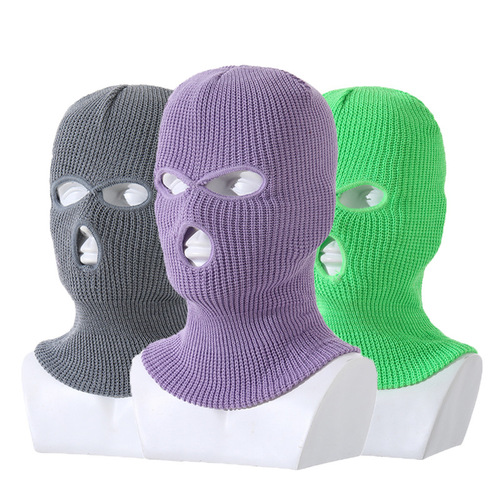 Winter new warm hood, ski cold-proof mask, Halloween mask, cycling windproof sports face mask for men