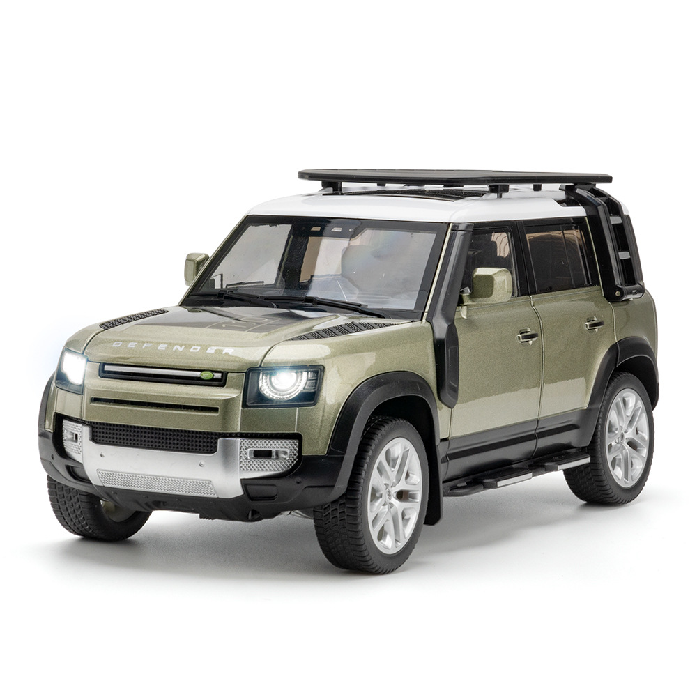 (foam box packaging) 1:18 scale Land Rover Defender 110 alloy off-road car model original authorized collection