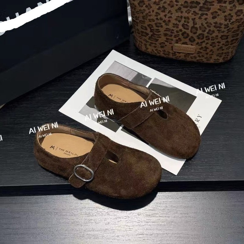 软面~不累脚巨好看的勃肯单鞋女2025新款配裙子内增高一脚蹬鞋子|undefined