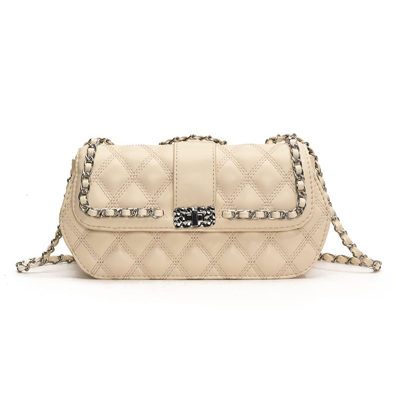 Bolso de textura para mujeres 2025 nuevo nicho de diseño de bolso de mochila popular este año, bolso de cadena bordada de diamante