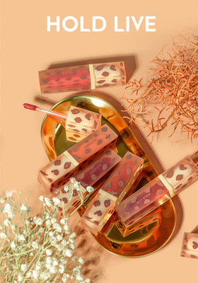 HOLD LIVE小豹紋空氣唇釉 絲絨霧面啞光唇泥女不拔幹不易掉色口紅