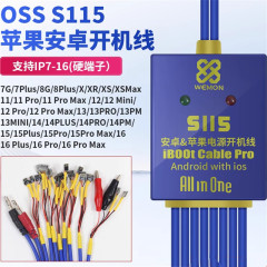 S115pro携帯電話修理用電源起動ケーブルは、Apple 6-16、Android、Huawei、Oppo、Xiaomi、vivoに適しています。