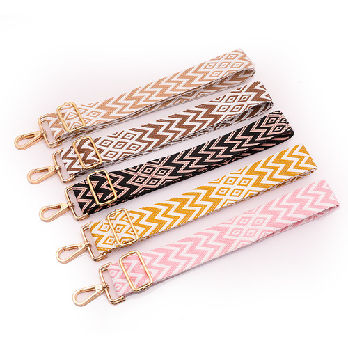Cross-border braided shoulder strap new bohemian style type finished webbing support suitable for single shoulder crossbody bag