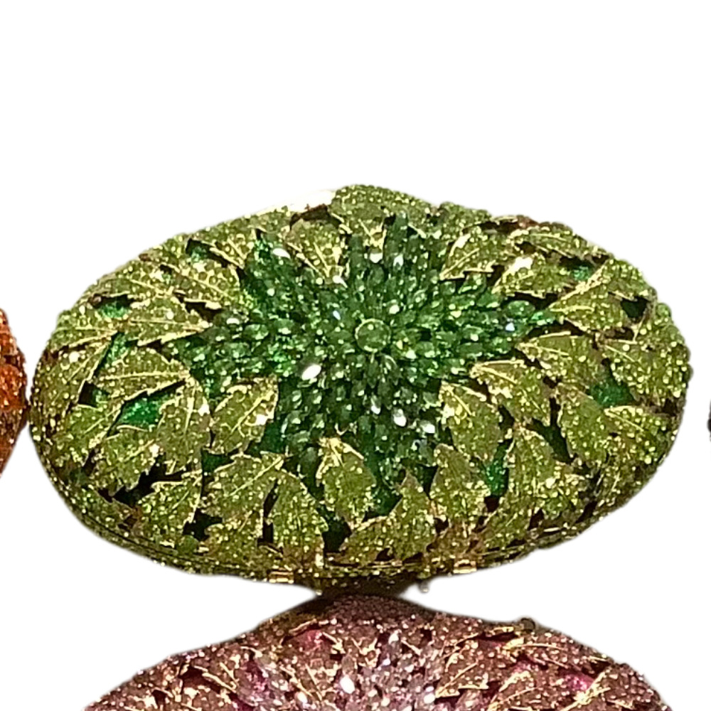 Bolsa de fábrica directa de diamantes transfronterizos bolsas de cristal de diamantes coloridas bolsas de cena vestidos bolsas de mano de mujer