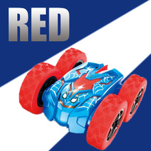 跨境新品遥控车蜘蛛360旋转大侠翻滚特技灯光越野炫酷漂移带充电