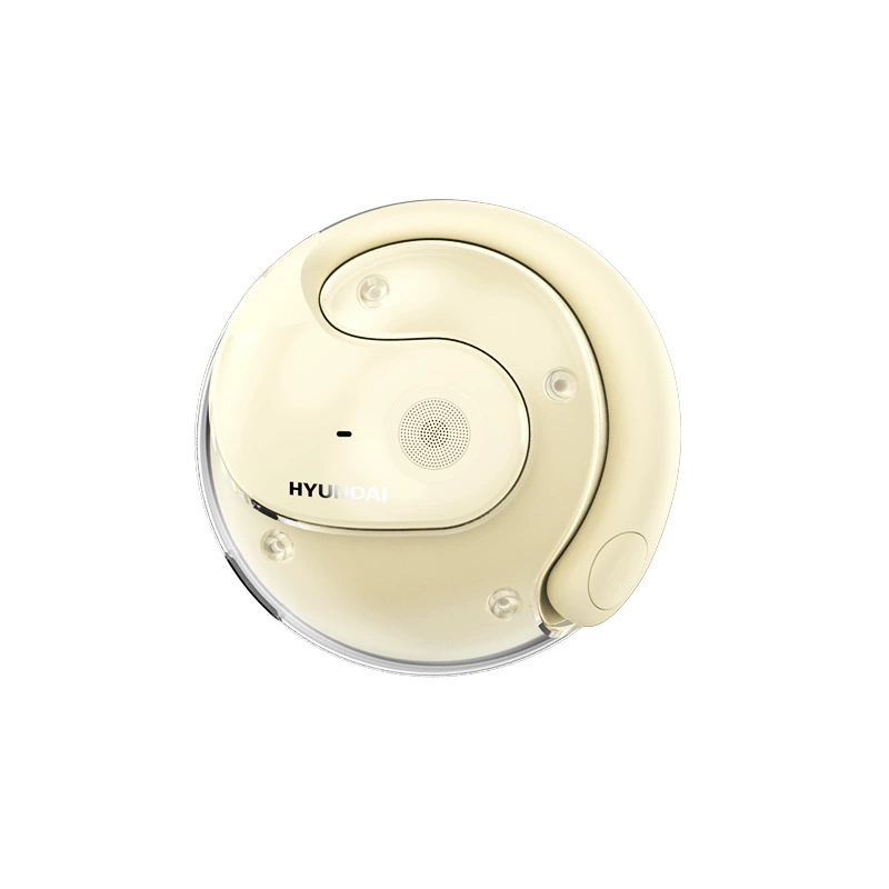 Беспроводные Bluetooth-наушники-вкладыши Hyundai Hy-T26 "Little Coconut Ball", висячие, моторное движение, шумоподавление, тонкие