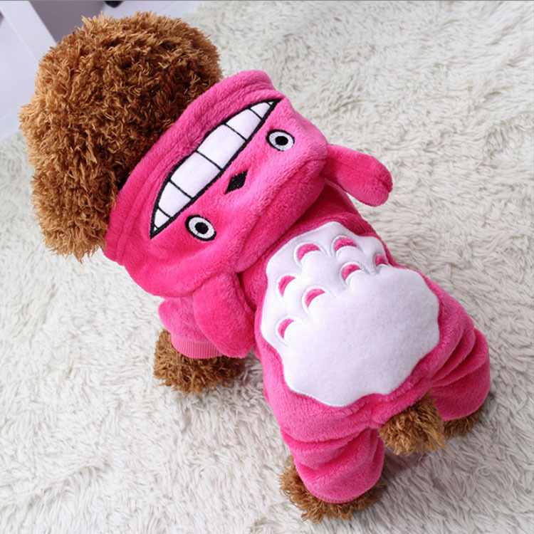 宠物狗狗保暖四脚保护髋关节服装泰迪比熊小型犬秋冬衣服