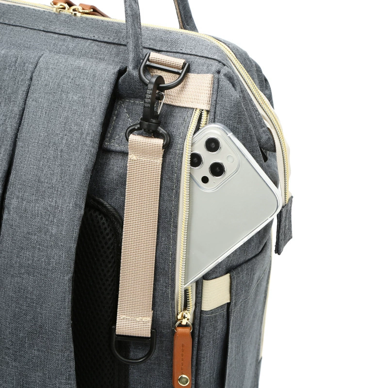 Capacious handheld bag for mother and baby, backpack