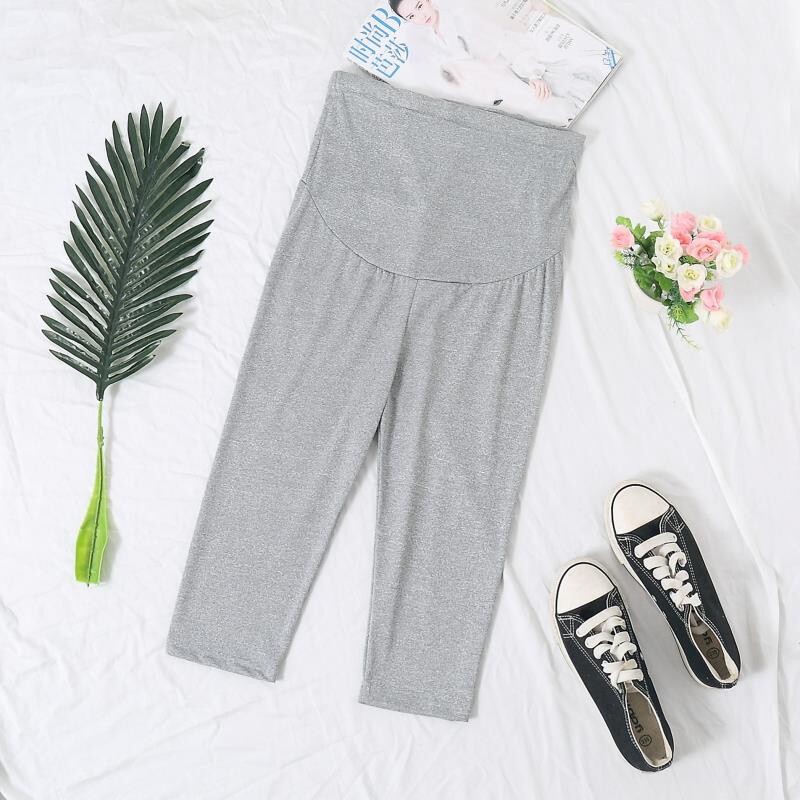 Pregnant Women's Pants Summer Thin Pregnant Women's Leggings Pants Stretch Outer Wear Base Capri Pants Pregnant Women's Pants Pregnant Women's Pants Summer Thin Pregnant Women's Leggings Pants Stretch Outer Wear Base Capri Pants Pregnant Women's Pants