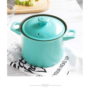 Soup Casserole Stew Pot Household Gas High Temperature Resistant Ceramic Pot Rice Small Casserole Soup Stew Stone Pot Open Fire Soup Boil