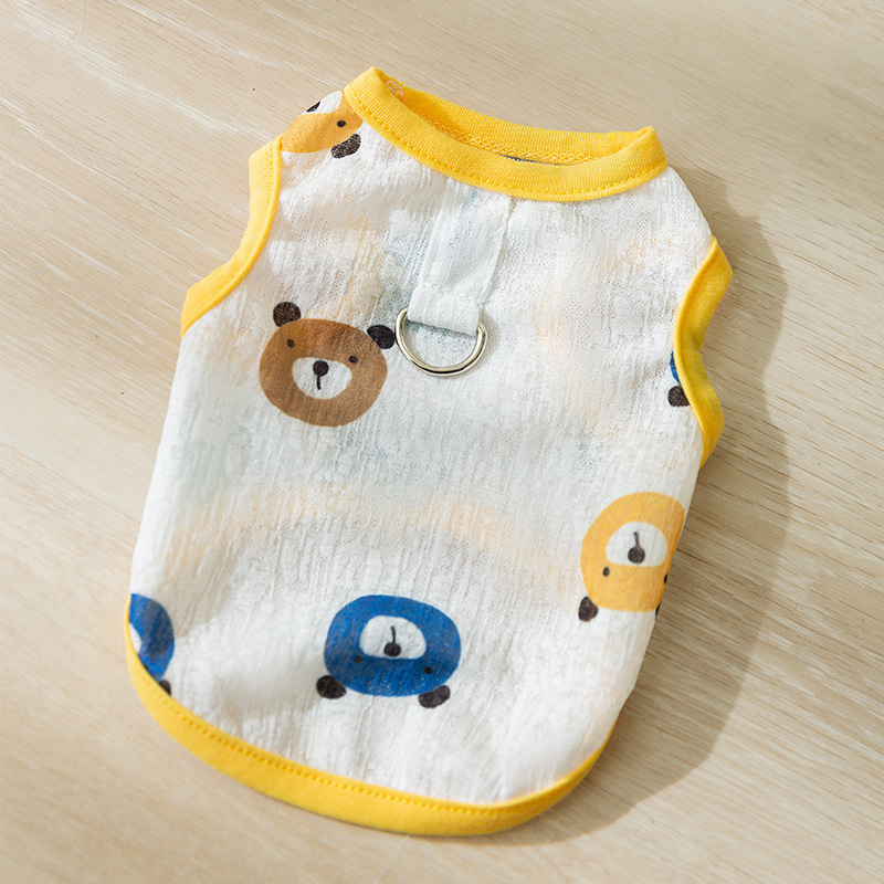 Chaleco de malla amarillo con estampado completo (remolque)