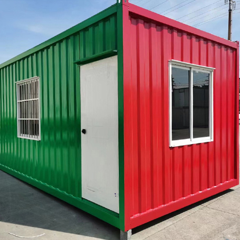 Caja corrugada contenedor casa sitio de construcción trabajador dormitorio sala de contenedores color placa de acero placa móvil al por mayor