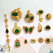 ��ȻΣ�����ꖾGɫ����������J����S925������DIY������Ʒ