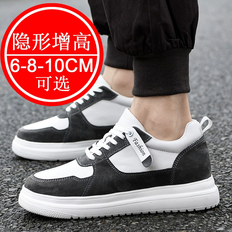 Summer high footwear, sneakers English style, shoes, 8cm, Korean style