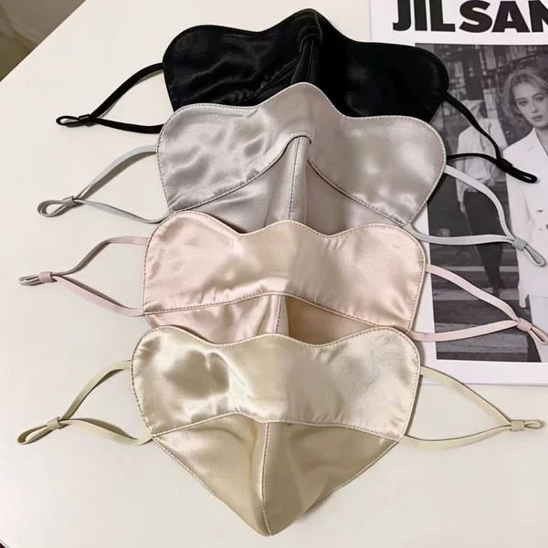 Sun Protection Mask, Imitation Mulberry Silk, Women's Summer Nylon Brocade, Breathable Eye Protection, Anti-Uv, Sunshade, Medical Beauty Mask