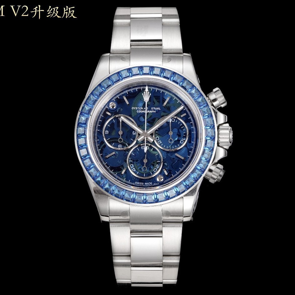 Modified Watch Daytona Fully Automatic Mechanical Watch Men's Watch Business High-End Luxury Diamond Men's Watch Luminous