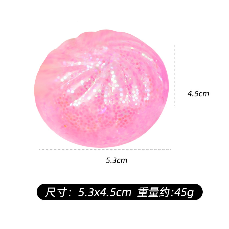 Explosiones transfronterizas juguetes de descompresión polvo flash bolos de color forma de bola de ventilación bola bola de reducción de presión bolos al por mayor