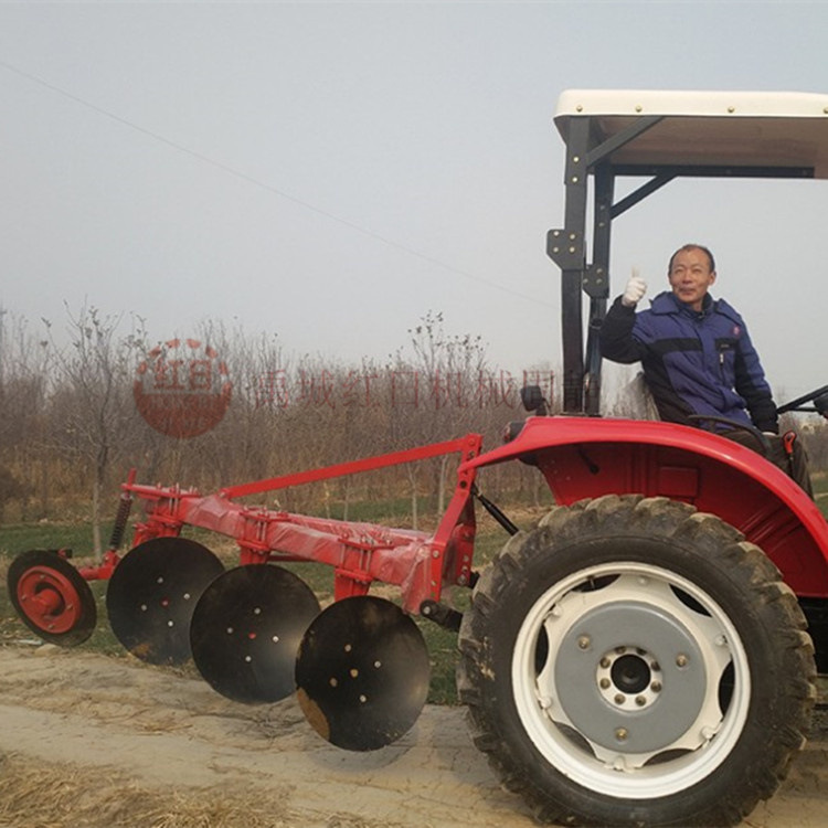 25系列圆盘犁    重型圆盘犁工作视频    红日机械农用圆盘犁