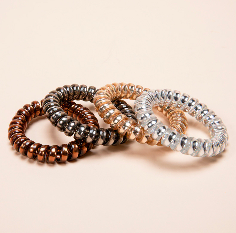 10g Weight Hair Tie Hair Accessories Type Hair Accessories Classification Festival Occasion Women's Fashion Geometric Plastic Polishing Hair Tie