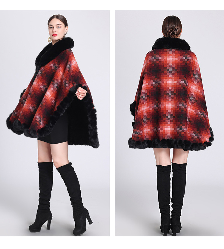 Women's sweater cardigan plus-size woolen coat_voghion.com