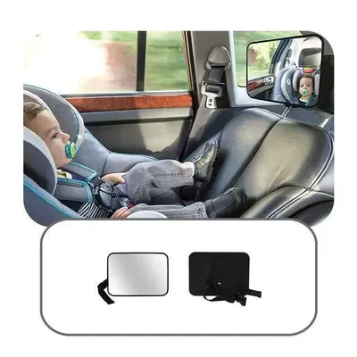 Rearview Mirror, Car-Mounted Infant | Large field of view rear view auxiliary mirror