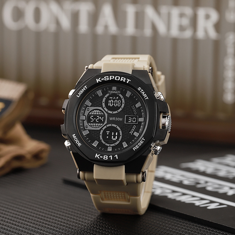 2025 reloj electrónico luminoso con alarma de moda multifuncional transfronterizo, cronometraje para deportes al aire libre, fabricante de relojes electrónicos al por mayor