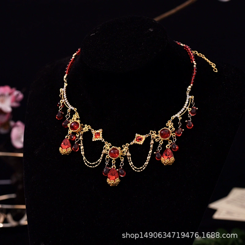 Hanfu, accessory, fresh necklace, simple and elegant design