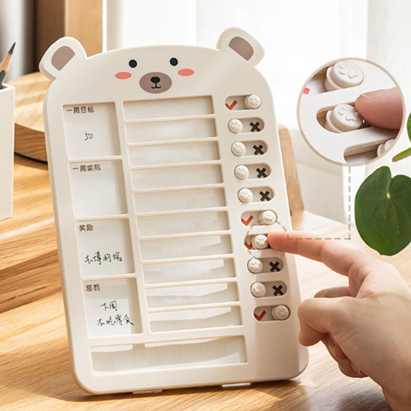 Self -disciplinary punch card daily life plan Students and children…